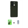 MARSİLYAN™- Redmi Note 13 Pro 5G Kılıf Ahenk Serisi - Siyah Joko Magic 5D Cam + Raze Metal Kamera Lens - SH