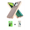 MARSİLYAN™- Redmi Note 13 Pro 5G Kılıf Atlas Form - Şeffaf Pasifik Cam Ekran Koruyucu + Raze Metal Kamera Lens - SH