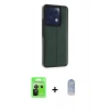 MARSİLYAN™- Redmi Note 13 Pro 5G Kılıf Çekirdek Klasik - Siyah Joko Magic 5D Cam + Raze Metal Kamera Lens - SH