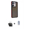 MARSİLYAN™- Redmi Note 13 Pro 5G Kılıf Eksen Işık - Siyah Joko Magic 5D Cam + Kamera Lens Koruma Cam - SF