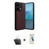 MARSİLYAN™- Redmi Note 13 Pro 5G Kılıf Kıvılcım Işık Serisi - Şeffaf Pasifik Cam Ekran Koruyucu + Kamera Lens Koruma Cam - SF
