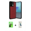 MARSİLYAN™- Redmi Note 13 Pro 5G Kılıf Kıvılcım Işık Serisi - Şeffaf Pasifik Cam Ekran Koruyucu + Raze Metal Kamera Lens - SH