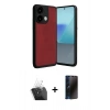 MARSİLYAN™- Redmi Note 13 Pro 5G Kılıf Kıvılcım Işık Serisi - Siyah 3D Antistatik Hayalet Cam Ekran Koruyucu + Kamera Lens Koruma Cam - SF