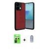 MARSİLYAN™- Redmi Note 13 Pro 5G Kılıf Kıvılcım Işık Serisi - Siyah Joko Magic 5D Cam + Raze Metal Kamera Lens - GS