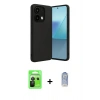 MARSİLYAN™- Redmi Note 13 Pro 5G Kılıf Kıvılcım Işık Serisi - Siyah Joko Magic 5D Cam + Raze Metal Kamera Lens - SH