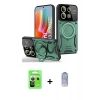 MARSİLYAN™- Redmi Note 13 Pro 5G Kılıf Kıvılcım Modern Serisi - Siyah Joko Magic 5D Cam + Raze Metal Kamera Lens - GS