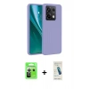 MARSİLYAN™- Redmi Note 13 Pro 5G Kılıf Kozmos Yansıma Özel Seri - Şeffaf Pasifik Cam Ekran Koruyucu + Raze Metal Kamera Lens - GS