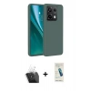 MARSİLYAN™- Redmi Note 13 Pro 5G Kılıf Kozmos Yansıma Özel Seri - Şeffaf Pasifik Cam Ekran Koruyucu + Kamera Lens Koruma Cam - SF