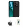 MARSİLYAN™- Redmi Note 13 Pro 5G Kılıf Kozmos Yansıma Özel Seri - Şeffaf Pasifik Cam Ekran Koruyucu + Kamera Lens Koruma Cam - SF