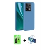 MARSİLYAN™- Redmi Note 13 Pro 5G Kılıf Kozmos Yansıma Özel Seri - Siyah 3D Antistatik Seramik Nano Ekran Koruyucu + Raze Metal Kamera Lens - SH