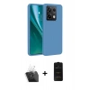 MARSİLYAN™- Redmi Note 13 Pro 5G Kılıf Kozmos Yansıma Özel Seri - Siyah 6D Antistatik Mat Seramik Hayalet Nano Ekran Koruyucu + Kamera Lens Koruma Cam - SF