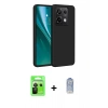 MARSİLYAN™- Redmi Note 13 Pro 5G Kılıf Kozmos Yansıma Özel Seri - Siyah Joko Magic 5D Cam + Raze Metal Kamera Lens - SH