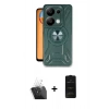 MARSİLYAN™- Redmi Note 13 Pro 5G Kılıf Nova Yansıma Prime - Siyah 6D Antistatik Mat Seramik Hayalet Nano Ekran Koruyucu + Kamera Lens Koruma Cam - SF
