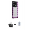 MARSİLYAN™- Redmi Note 13 Pro 5G Kılıf Odak Klasik Serisi - Siyah Joko Magic 5D Cam + Kamera Lens Koruma Cam - SF