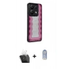 MARSİLYAN™- Redmi Note 13 Pro 5G Kılıf Odak Klasik Serisi - Siyah Joko Magic 5D Cam + Kamera Lens Koruma Cam - SF