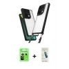 MARSİLYAN™- Redmi Note 13 Pro 5G Kılıf Ufuk Klasik - Şeffaf Pasifik Cam Ekran Koruyucu + Raze Metal Kamera Lens - GS
