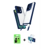 MARSİLYAN™- Redmi Note 13 Pro 5G Kılıf Ufuk Klasik - Siyah 3D Antistatik Cam Ekran Koruyucu + Raze Metal Kamera Lens - SH