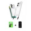 MARSİLYAN™- Redmi Note 13 Pro 5G Kılıf Ufuk Klasik - Siyah 6D Antistatik Mat Seramik Hayalet Nano Ekran Koruyucu + Raze Metal Kamera Lens - SH