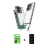 MARSİLYAN™- Redmi Note 13 Pro 5G Kılıf Ufuk Klasik - Siyah 6D Antistatik Mat Seramik Hayalet Nano Ekran Koruyucu + Raze Metal Kamera Lens - GS