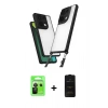 MARSİLYAN™- Redmi Note 13 Pro 5G Kılıf Ufuk Klasik - Siyah 6D Antistatik Mat Seramik Hayalet Nano Ekran Koruyucu + Raze Metal Kamera Lens - SH