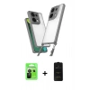 MARSİLYAN™- Redmi Note 13 Pro 5G Kılıf Ufuk Klasik - Siyah 6D Antistatik Mat Seramik Hayalet Nano Ekran Koruyucu + Raze Metal Kamera Lens - SH