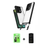MARSİLYAN™- Redmi Note 13 Pro 5G Kılıf Ufuk Klasik - Siyah 6D Antistatik Mat Seramik Hayalet Nano Ekran Koruyucu + Raze Metal Kamera Lens - GS