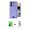 MARSİLYAN™- Redmi Note 13 Pro 5G Kılıf Vadi Çizgi Prime - Şeffaf Pasifik Cam Ekran Koruyucu + Raze Metal Kamera Lens - GS