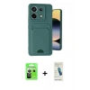 MARSİLYAN™- Redmi Note 13 Pro 5G Kılıf Vadi Çizgi Prime - Şeffaf Pasifik Cam Ekran Koruyucu + Raze Metal Kamera Lens - GS