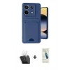 MARSİLYAN™- Redmi Note 13 Pro 5G Kılıf Vadi Çizgi Prime - Şeffaf Pasifik Cam Ekran Koruyucu + Kamera Lens Koruma Cam - SF