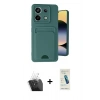 MARSİLYAN™- Redmi Note 13 Pro 5G Kılıf Vadi Çizgi Prime - Şeffaf Pasifik Cam Ekran Koruyucu + Kamera Lens Koruma Cam - SF