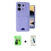 MARSİLYAN™- Redmi Note 13 Pro 5G Kılıf Vadi Çizgi Prime - Şeffaf Pasifik Cam Ekran Koruyucu + Raze Metal Kamera Lens - SH