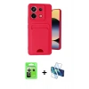 MARSİLYAN™- Redmi Note 13 Pro 5G Kılıf Vadi Çizgi Prime - Siyah 3D Antistatik Cam Ekran Koruyucu + Raze Metal Kamera Lens - GS