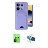 MARSİLYAN™- Redmi Note 13 Pro 5G Kılıf Vadi Çizgi Prime - Siyah 3D Antistatik Cam Ekran Koruyucu + Raze Metal Kamera Lens - GS