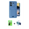 MARSİLYAN™- Redmi Note 13 Pro 5G Kılıf Vadi Çizgi Prime - Siyah 3D Antistatik Cam Ekran Koruyucu + Raze Metal Kamera Lens - SH