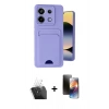MARSİLYAN™- Redmi Note 13 Pro 5G Kılıf Vadi Çizgi Prime - Siyah 3D Antistatik Mat Seramik Nano Ekran Koruyucu + Kamera Lens Koruma Cam - SF