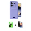 MARSİLYAN™- Redmi Note 13 Pro 5G Kılıf Vadi Çizgi Prime - Siyah 3D Antistatik Mat Seramik Nano Ekran Koruyucu + Raze Metal Kamera Lens - SH
