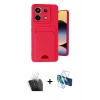 MARSİLYAN™- Redmi Note 13 Pro 5G Kılıf Vadi Çizgi Prime - Siyah 3D Antistatik Seramik Nano Ekran Koruyucu + Kamera Lens Koruma Cam - SF