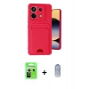 MARSİLYAN™- Redmi Note 13 Pro 5G Kılıf Vadi Çizgi Prime - Siyah Joko Magic 5D Cam + Raze Metal Kamera Lens - GS