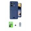MARSİLYAN™- Redmi Note 13 Pro 5G Kılıf Vadi Çizgi Prime - Siyah Joko Magic 5D Cam + Raze Metal Kamera Lens - GS