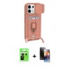 MARSİLYAN™- Redmi Note 13 Pro 5G Kılıf Vadi Form Prime - Siyah 3D Antistatik Mat Seramik Nano Ekran Koruyucu + Raze Metal Kamera Lens - SH
