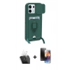 MARSİLYAN™- Redmi Note 13 Pro 5G Kılıf Vadi Form Prime - Siyah 3D Antistatik Mat Seramik Nano Ekran Koruyucu + Kamera Lens Koruma Cam - SF