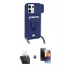 MARSİLYAN™- Redmi Note 13 Pro 5G Kılıf Vadi Form Prime - Siyah 3D Antistatik Mat Seramik Nano Ekran Koruyucu + Kamera Lens Koruma Cam - SF