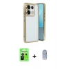 MARSİLYAN™- Redmi Note 13 Pro 5G Kılıf Vadi Minimal - Siyah Joko Magic 5D Cam + Raze Metal Kamera Lens - SH