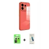 MARSİLYAN™- Redmi Note 13 Pro 5G Kılıf Yankı Serisi - Şeffaf Pasifik Cam Ekran Koruyucu + Raze Metal Kamera Lens - GS
