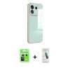 MARSİLYAN™- Redmi Note 13 Pro 5G Kılıf Yankı Serisi - Şeffaf Pasifik Cam Ekran Koruyucu + Raze Metal Kamera Lens - GS