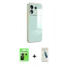 MARSİLYAN™- Redmi Note 13 Pro 5G Kılıf Yankı Serisi - Şeffaf Pasifik Cam Ekran Koruyucu + Raze Metal Kamera Lens - SH