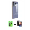 MARSİLYAN™- Redmi Note 13 Pro 5G Kılıf Yankı Serisi - Siyah 3D Antistatik Mat Seramik Nano Ekran Koruyucu + Raze Metal Kamera Lens - GS