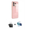 MARSİLYAN™- Redmi Note 13 Pro 5G Kılıf Yankı Serisi - Siyah 3D Antistatik Seramik Nano Ekran Koruyucu + Şeffaf Kamera Lens Koruma Cam