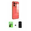 MARSİLYAN™- Redmi Note 13 Pro 5G Kılıf Yankı Serisi - Siyah 6D Antistatik Mat Seramik Hayalet Nano Ekran Koruyucu + Raze Metal Kamera Lens - SH