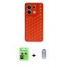 MARSİLYAN™- Redmi Note 13 Pro 5G Kılıf Zirve Form - Siyah Joko Magic 5D Cam + Raze Metal Kamera Lens - GS